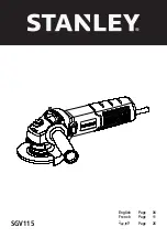 Stanley SGV115 Original Instructions Manual предпросмотр