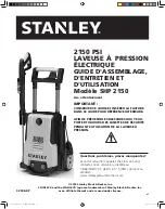 Preview for 17 page of Stanley SHP 2150 Assembly, Care And Use Instructions