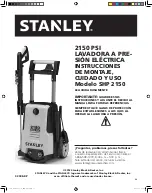 Preview for 33 page of Stanley SHP 2150 Assembly, Care And Use Instructions