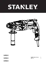 Stanley SHR243 Original Instruction предпросмотр