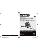 Предварительный просмотр 1 страницы Stanley SIMPLE START BBC2CS Instruction Manual