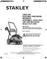 Preview for 1 page of Stanley SLP 2050 Assembly, Care And Use Instructions