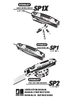 Stanley SP1 Instruction Manual preview