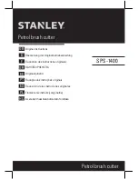 Preview for 1 page of Stanley SPS-1400 Original Instructions Manual