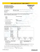 Предварительный просмотр 2 страницы Stanley SRA 68 User Manual