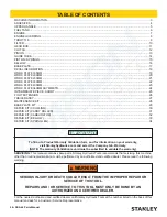 Предварительный просмотр 2 страницы Stanley SRA60 Parts Manual