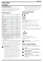 Предварительный просмотр 77 страницы Stanley SST1800 Original Instructions Manual