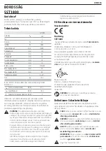 Предварительный просмотр 121 страницы Stanley SST1800 Original Instructions Manual