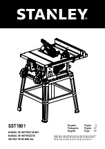 Stanley SST1801 Instruction Manual preview