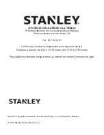 Preview for 19 page of Stanley ST-100V-GFA-E Manual