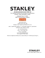 Preview for 77 page of Stanley ST-100V-GFA-E Manual