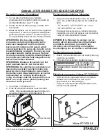 Preview for 10 page of Stanley ST-125-OFR-E Instructions Manual