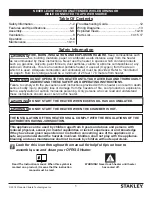 Preview for 122 page of Stanley ST-125-OFR-E Instructions Manual