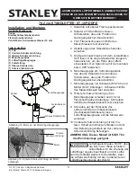 Предварительный просмотр 8 страницы Stanley ST-12F-DDF-E User'S Manual And Operating Instructions