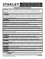 Предварительный просмотр 10 страницы Stanley ST-12F-DDF-E User'S Manual And Operating Instructions