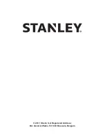 Предварительный просмотр 17 страницы Stanley ST-12F-DDF-E User'S Manual And Operating Instructions