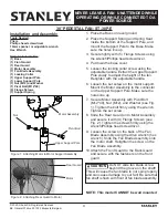 Предварительный просмотр 12 страницы Stanley ST-12F-E User'S Manual And Operating Instructions