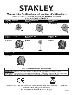 Предварительный просмотр 17 страницы Stanley ST-12F-E User'S Manual And Operating Instructions