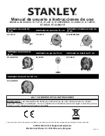 Предварительный просмотр 33 страницы Stanley ST-12F-E User'S Manual And Operating Instructions