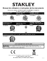 Предварительный просмотр 41 страницы Stanley ST-12F-E User'S Manual And Operating Instructions