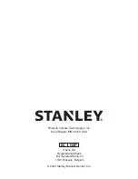 Предварительный просмотр 56 страницы Stanley ST-12F-E User'S Manual And Operating Instructions