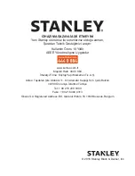 Preview for 85 page of Stanley ST-14A-CH-E Manual