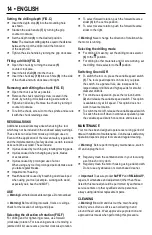 Предварительный просмотр 14 страницы Stanley STDH6513 Instruction Manual