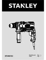 Предварительный просмотр 1 страницы Stanley STDH6513C Original Instructions Manual