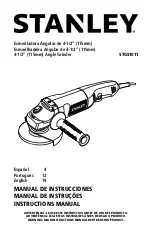 Stanley STGS1011 Instruction Manual предпросмотр