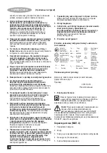 Предварительный просмотр 38 страницы Stanley STGS1125 Manual