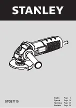 Предварительный просмотр 1 страницы Stanley STGS7115 Manual