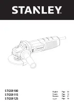 Preview for 1 page of Stanley STGS9100 Original Instructions Manual