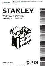 Preview for 1 page of Stanley STHT77504-1 Manual