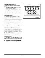 Preview for 9 page of Stanley Supreme Deluxe 1100 Induction G5 User Manual & Installation & Service Instructions