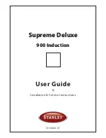 Preview for 1 page of Stanley Supreme Deluxe 90 Induction User Manual & Installation & Service Instructions