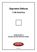Stanley Supreme Deluxe User'S Manual & Installation Instructions preview