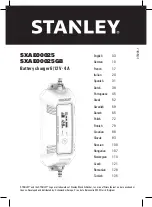 Stanley SXAE00025 Instructions For Use Manual предпросмотр