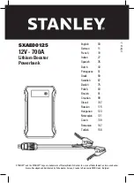 Предварительный просмотр 1 страницы Stanley SXAE00125 Manual