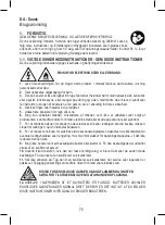 Preview for 75 page of Stanley SXAE00135 Instructions For Use Manual