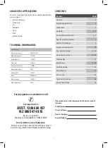 Preview for 2 page of Stanley SXEW217501 Manual