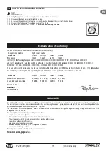 Preview for 15 page of Stanley SXPW14E Original Instructions Manual