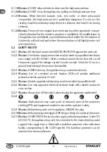 Предварительный просмотр 10 страницы Stanley SXPW25DTS Original Instructions Manual