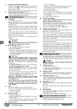 Предварительный просмотр 118 страницы Stanley SXPW25DTS Original Instructions Manual