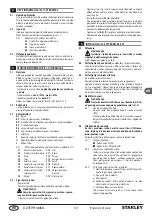 Предварительный просмотр 127 страницы Stanley SXPW25DTS Original Instructions Manual