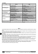 Предварительный просмотр 154 страницы Stanley SXUP1100XDE Instructions Manual