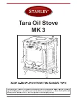 Предварительный просмотр 1 страницы Stanley Tara Mk3 Installation And Operation Instructions Manual