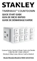 Preview for 1 page of Stanley TIMERMAX  BNH-60SU104A Quick Start Manual