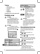 Preview for 74 page of Stanley TLM40 User Manual