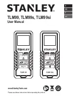 Stanley TLM99 User Manual preview