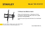 Предварительный просмотр 1 страницы Stanley TLR-EC3215T Installation Manual